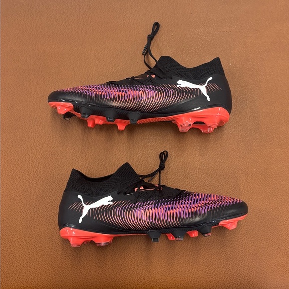 Puma - Mens Future 8 Match Fg/Ag Shoes, 14 US mens, color black. - Picture 3 of 5